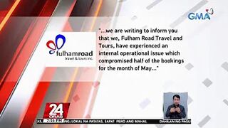 Travel agency na inirereklamo dahil sa mga nabulilyasong biyahe pa-Boracay, humingi ng... | 24 Oras