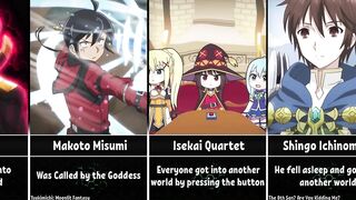 How Anime Characters Got into Isekai