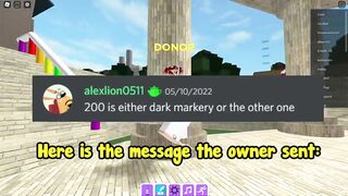 DARK MARKERY RELEASE DATE in FIND THE MARKERS || Roblox
