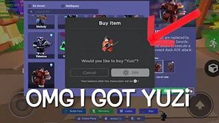 Getting yuzi in roblox bedwars