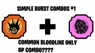 Simple Burst Combos #1 | Shindo Life Roblox