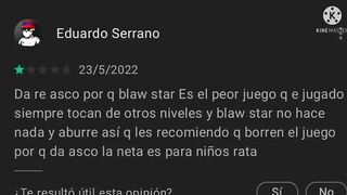 Reseñas de Brawl stars con 1 estrella #6 ????