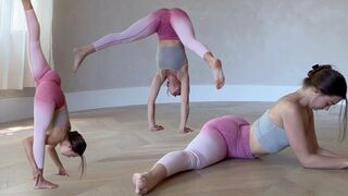 Standing Splits, Middle Splits, Handstand, & Super Solider Yoga Free Flow