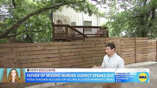 Father of Texas yoga instructor wanted for murder speaks out l GMA