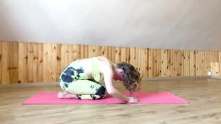 Handstand exercises with Lotus position | Yoga stretch Legs | Stretching | Gymnastics | Fitness |