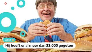 Man eet al 50 jaar (bijna) iedere dag een hamburger