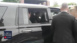 Video Shows Johnny Depp & Amber Heard Leaving Court on Thursday