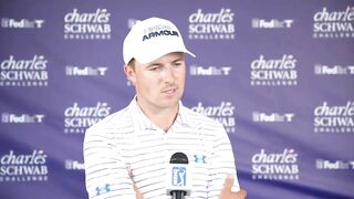 Jordan Spieth Thursday Flash Interview 2022 Charles Schwab Challenge