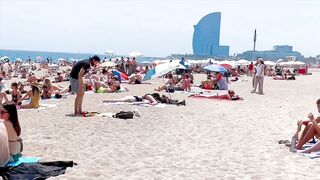 Barcelona beach walk 2022 / beach Barceloneta ????️????????Spain best beaches