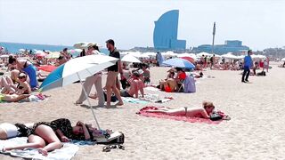 Barcelona beach walk 2022 / beach Barceloneta ????️????????Spain best beaches