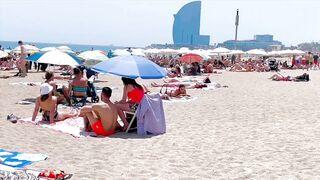 Barcelona beach walk 2022 / beach Barceloneta ????️????????Spain best beaches