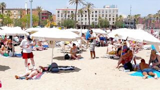 Barcelona beach walk 2022 / beach Barceloneta ????️????????Spain best beaches