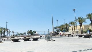 Center of Netanya with a lovely Beach Restaurants and Cafe everywhere up to down the Beach