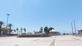 Center of Netanya with a lovely Beach Restaurants and Cafe everywhere up to down the Beach