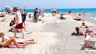 Barcelona beach walk / awesome beach Sant Miquel with cute people ????