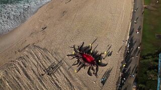 Stranger Things portal at Bondi Beach Australia