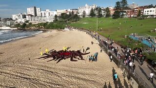 Stranger Things portal at Bondi Beach Australia