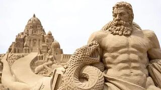 Fulong Beach, SAND SCULPTURE. Taiwan.