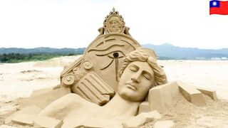 Fulong Beach, SAND SCULPTURE. Taiwan.