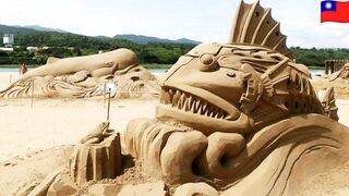 Fulong Beach, SAND SCULPTURE. Taiwan.