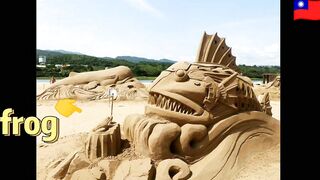 Fulong Beach, SAND SCULPTURE. Taiwan.