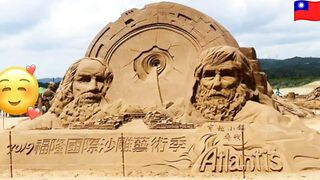 Fulong Beach, SAND SCULPTURE. Taiwan.