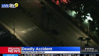 Huntington Beach PD investigating deadly crash