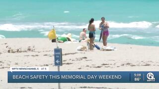 Beach safety this Memorial Day weekend