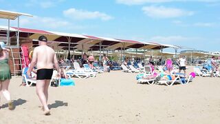 SIDE EVRENSEKI CROWN and ROYAL Hotels BEACH WALKING TURKEY #side #turkey #evrenseki