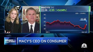 Back-to-office and travel categories are trending up, says Macy's CEO Jeff Gennette