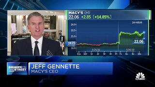 Back-to-office and travel categories are trending up, says Macy's CEO Jeff Gennette