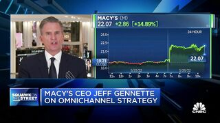 Back-to-office and travel categories are trending up, says Macy's CEO Jeff Gennette