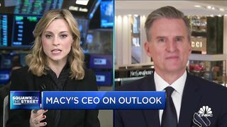 Back-to-office and travel categories are trending up, says Macy's CEO Jeff Gennette