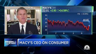 Back-to-office and travel categories are trending up, says Macy's CEO Jeff Gennette