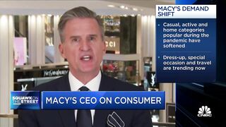 Back-to-office and travel categories are trending up, says Macy's CEO Jeff Gennette