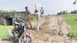 Must Watch New Funny Video New Comedy Video 2022 Try To Not Laugh Epi 2 Police V/S Biker by BFM