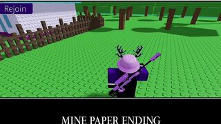 ROBLOX NPCs are becoming smart!  - Mine Paper Ending