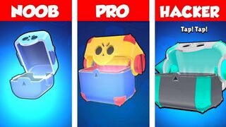 NOOB vs PRO vs HACKED ☘️/Brawl Stars