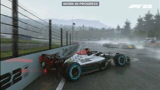 F1 22 Tyre Puncture - Is this new Damage physics?