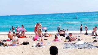 Barcelona beach walk 2022 / beach Sant Miquel ????️????????Spain best beaches