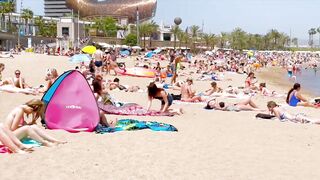 Beach Somorrostro / Barcelona beach walk 2022????????????️Spain best beaches