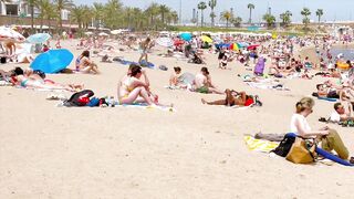 Beach Somorrostro / Barcelona beach walk 2022????????????️Spain best beaches