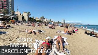 IBIZA Beach Summer - Beautiful Barcelona Beach Best Beach Travel Vlog Walking 4K