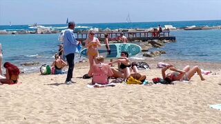 Beach Barceloneta / Barcelona beach walk 2022????️????????Spain best beaches