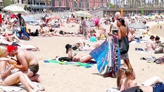 Beach Barceloneta / Barcelona beach walk 2022????️????????Spain best beaches