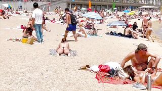 Beach Barceloneta / Barcelona beach walk 2022????️????????Spain best beaches