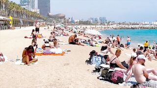 Beach Barceloneta / Barcelona beach walk 2022????️????????Spain best beaches