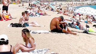 Beach Barceloneta / Barcelona beach walk 2022????️????????Spain best beaches