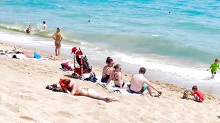 Beach Barceloneta / Barcelona beach walk 2022????️????????Spain best beaches