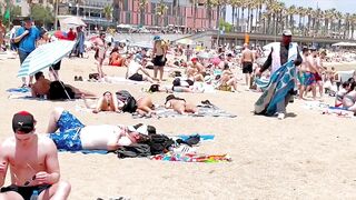 Beach Barceloneta / Barcelona beach walk 2022????️????????Spain best beaches